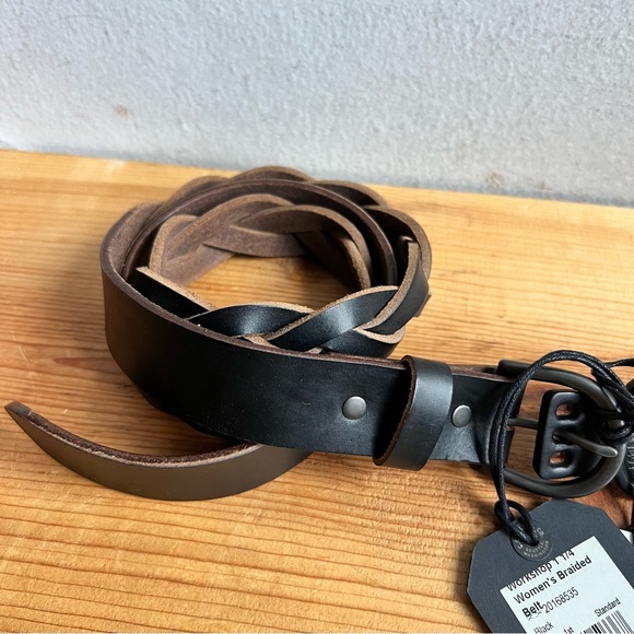 Filson Women’s Braided Workshop Belt | Horween Leather | made in USA - Picture 6 of 10